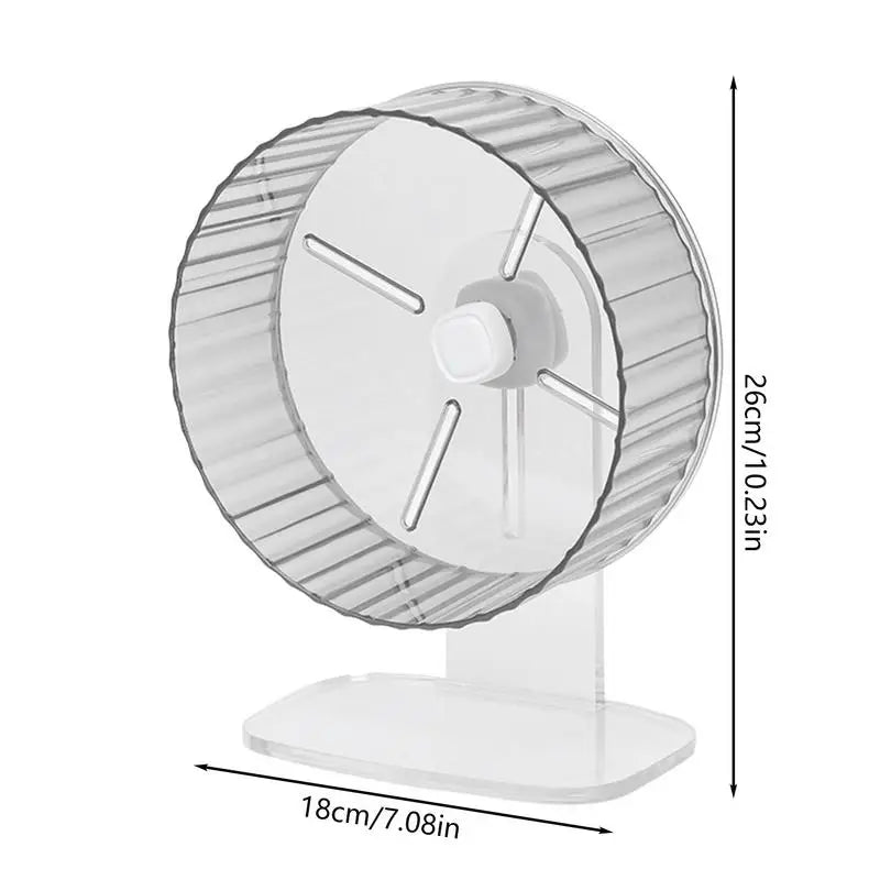 Silent Hamster Wheel Quiet Spinner Small Animals Exercise Wheels Super Quiet Hedgehog Acrylic Silent Spin With Height Adjustable