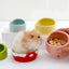 Imitation Ceramic Bird Feeder bowl Plastic Parrot Feeding Food Drinking Bowl for Parakeet Lovebird Finches Bird HamsterSupplies