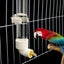 130Ml Plastic Parrot Drinking Kettle Large Automatic Water Feeder Chinchilla Rabbit Water Cup Outdoor Cage Samll Pet Drinker