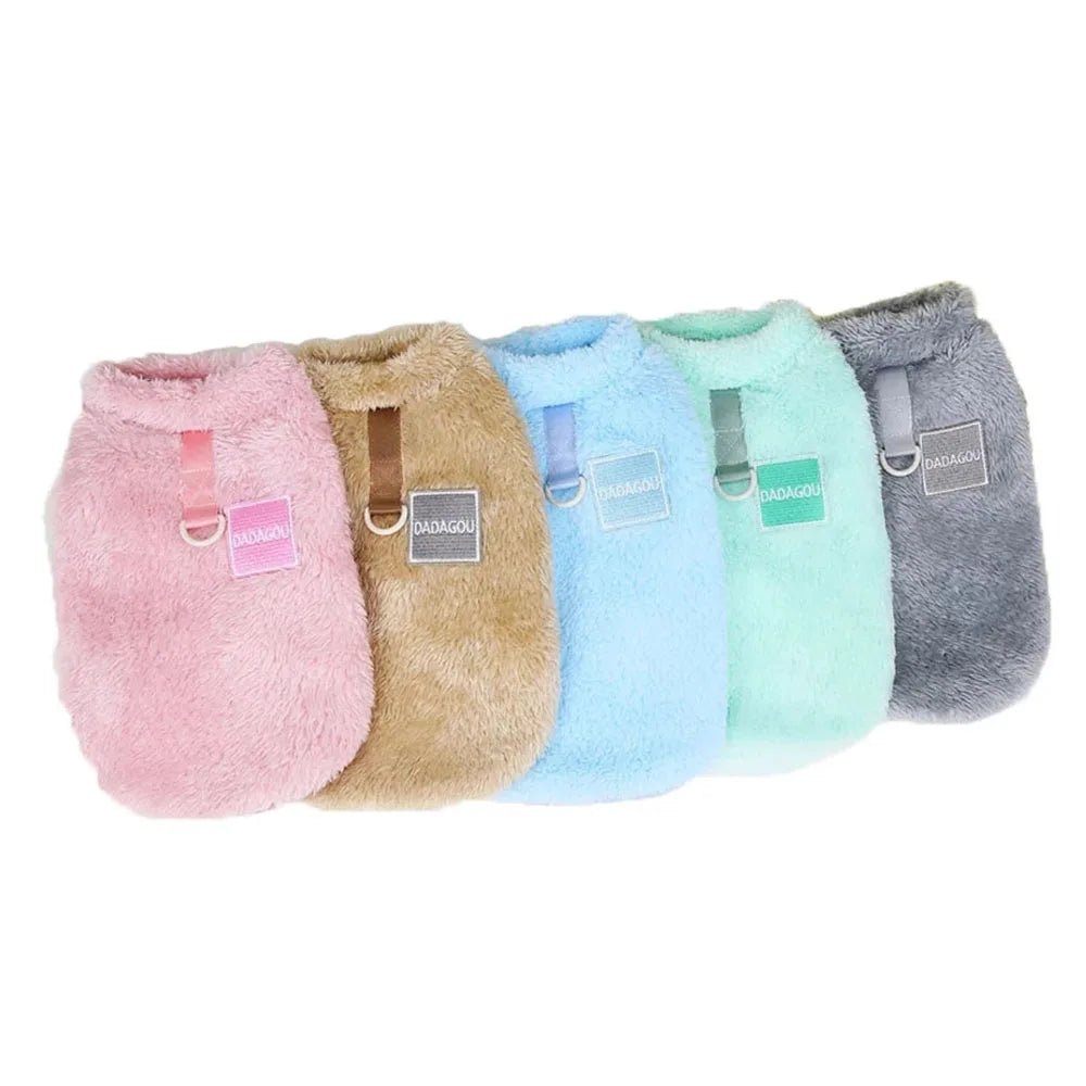 Pet Dog Sweater Fleece Winter Warm Soft Dog Clothes Comfort Puppy Clothing For Small Dogs Chihuahua Cat Hoodie Pet Accessories