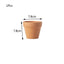 Red Mud Aquarium Decoration For Water Grass Fish Tank Mini Pot Polka Water Potted Planting Cylinder Cup Ceramic Flowerpot New
