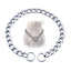 Dog Collar Slip Chains for Dogs Smooth Flat Stainless Steel Choke Chain Collar for Training Small Medium Large Dogs Pet Products