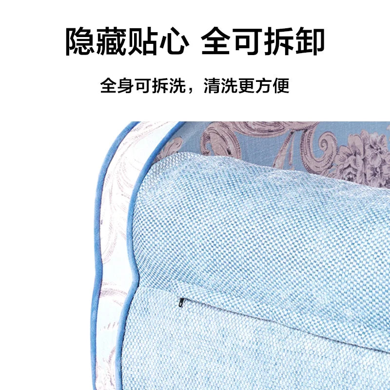 Bola kennel medium and large dog sofa bed removable and washable winter warm dog bed golden feather nest cushion pet supplies