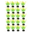 UXCELL 10/20 Pcs Aquarium Artificial Plastic Plants Water Weeds Ornament Fish Tank Plant Flower Grass Decoration Accessories