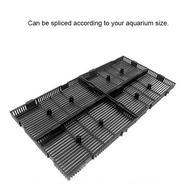 2pcsFish Tank Under Gravel Bottom Filtration Plate Board Filter System for Filter Equipment Materials Aquarium Filter Accessries