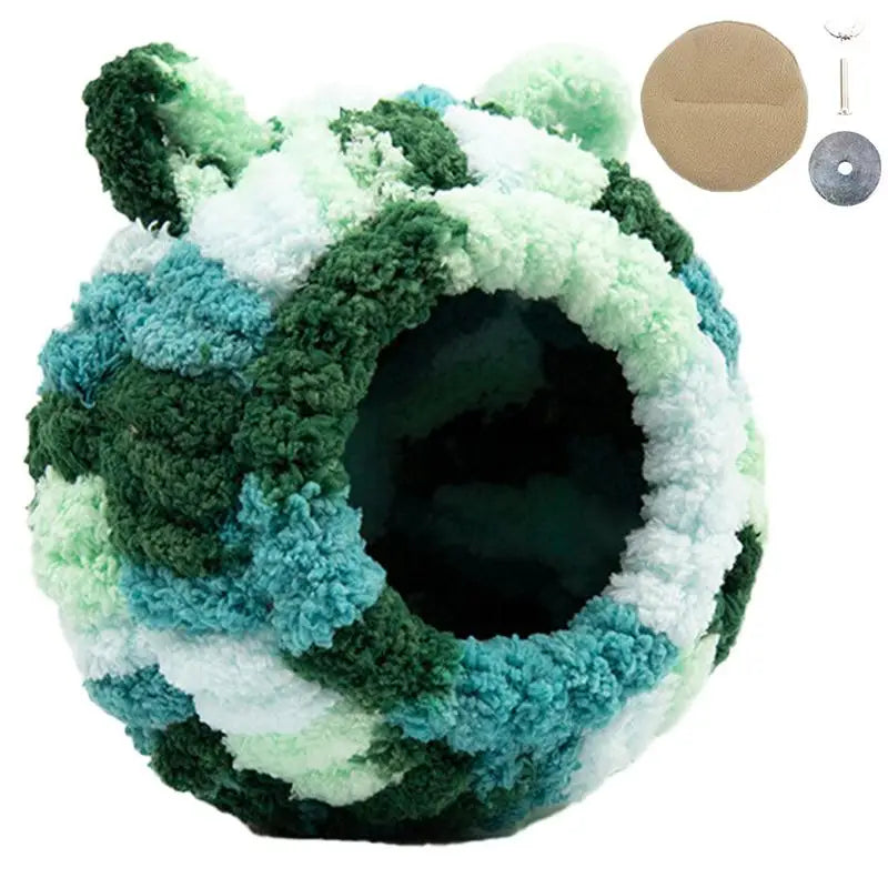 Parrot Breeding Nest Bed Versatile Bird Sleeping Hut Parakeet Sleeping Nest Breathable Bird Nest House Winter Warm Parrot Nest