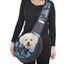 Dog Cat Sling Carrier Breathable Crossbody Puppy Carrying Purse Bag Thick Padded Adjustable Shoulder Strap Sling Bag Carrier For
