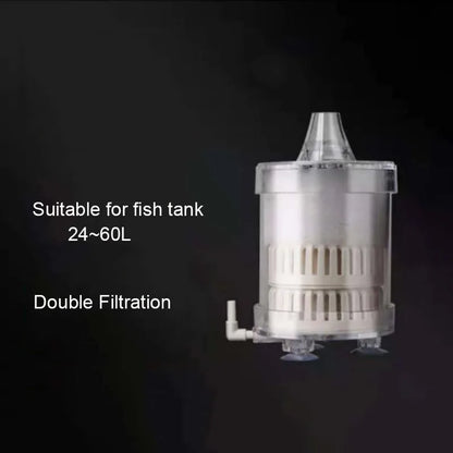 Double Aquarium Filter Fish Tank Shrimp Pond Air Pump Biochemical Sponge Filter Bio Sponge Filters Aquarium Filtration Material