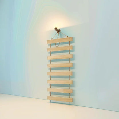 Cat Tree Climbing Shelves Wall Mounted Cat Furniture 50cm&100cm Cat Bridge Hammock Set with Ladders Scratching Posts Platform