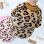 Pet Dog Clothes T-shirt Leopard Print Spring and Autumn Warm Big Dog Large Dog Two Feet Plus Down Golden Retriever Dog Clothes