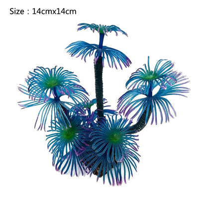 Artificial Underwater Coral Plastic Aquarium Fish Tank Simulation Decoration Aquarium Backgrounds Plants Water Grass Beautiful
