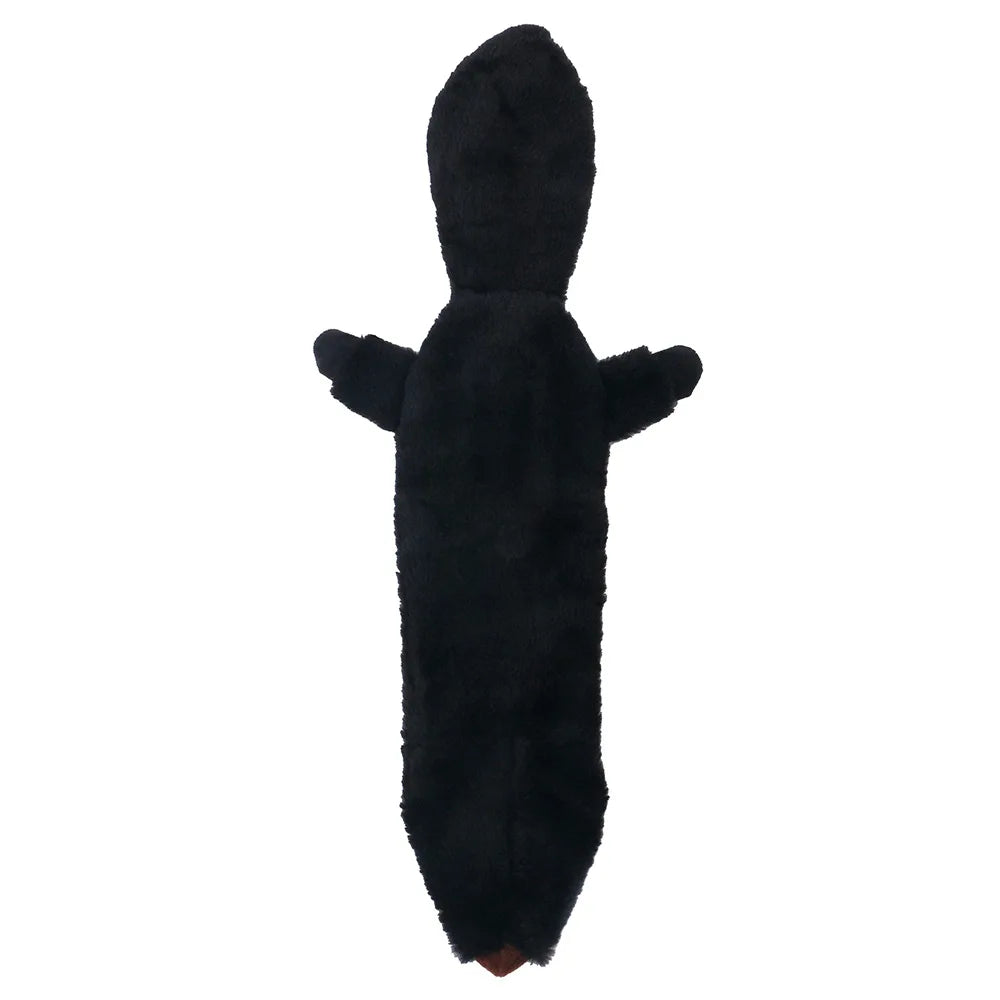 Dog Plush Toy Plush Animal Skin Three Piece Set Of Unfilled Pet Toys Squeaking Sound Dog Toys Fleece Squeak Toys