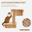 Wall Mounted Cat Climbing Shelves Cat House Cat Bridge Cat Double Platform with Scratching Post and Pedals Stairway for Kittens