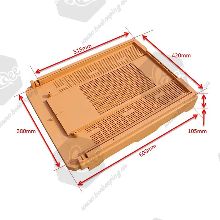 Heat Preservation Plastic Thermo Honey Bee Hive Langstroth 1 Layer 10 Frame Multifunction Bee Box Color Beehive House Apiculture