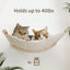 Cat Tree Tower Climbing Shelves Wall-Mounted Cat Hammock And Bed Easy-cleaning and Durable Ladder with Felt for Playing&Exercise