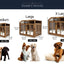 Modern Dog Pet Furniture Wood Crate Pet House Furniture Indoor Dog House Wooden Dog House Crate Pet Fence