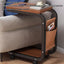 End Table C Shape Small Side Table For Living Room Double Layer Movable Side Table For Sofas Living Rooms Bedside Areas Small