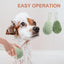 Dog Bath Scrubber Silicone Pet Shower Brush With Shampoo Dispenser Small Large Pet Hair Brush For Long Short Haired Cats Dogs