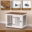 Furniture Dog Cage Dog Box Modern Wooden Steel Wire Pet Large Kennel Cat House Cat Cage Pet House Pet Supplies