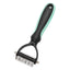 UXCELL Pets Grooming Supplies Shedding Control Tool Sided Dematting Dog Comb for Dogs Cats Professional Pet Deshedding Brush