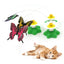 1PCS Electric Butterfly Cat Toy Shake Rotating Flying Automatic Humming Bird Intelligence Training Funny Pet Toys Random Color