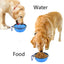 Collapsible Pet Silicone Dog Food Water Bowl Outdoor Camping Travel Portable Folding Supplies Dishes with Carabiner Pet supplies