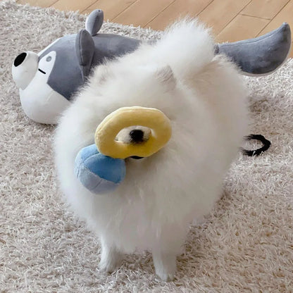 Creative Ring Box Plush Toy Love Diamond Ring Case Stuffed Pet Chew Toy Sounds Puppies Kids Cute Soft Dog Bitter Interested Toys