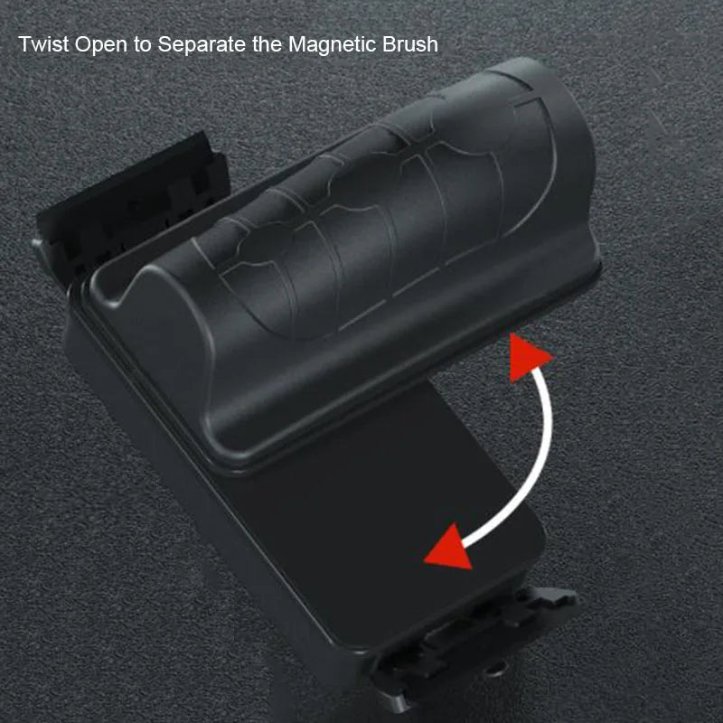 New Magnetic Aquarium Fish Tank Brushes Floating Clean Glass Window Algae Scraper Cleaner Brush Aquarium Accessories Two Blades