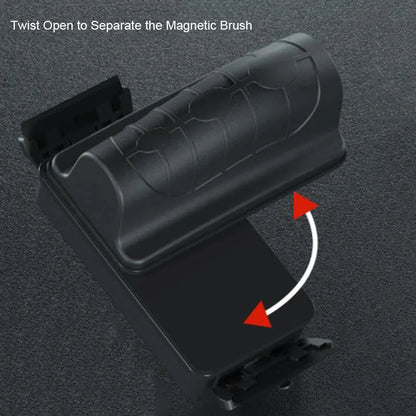 New Magnetic Aquarium Fish Tank Brushes Floating Clean Glass Window Algae Scraper Cleaner Brush Aquarium Accessories Two Blades