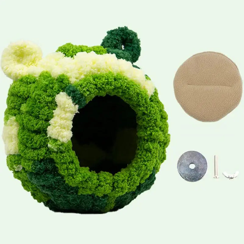Parrot Breeding Nest Bed Versatile Bird Sleeping Hut Parakeet Sleeping Nest Breathable Bird Nest House Winter Warm Parrot Nest