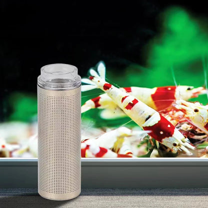 Stainless Aquarium Steel Filter Inlet Sleeve Mesh Shrimp Nets Special Shrimp Cylinder Filter Inflow Inlet Protect Accessories