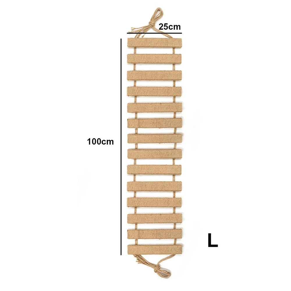 Cat Climbing Shelves Wall Mounted Kitty Nest & Perch Scratching Rope For Cat Grindjing Claws Cat Scraper Furniture Cat Tree