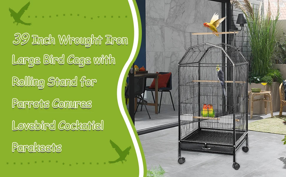 Hot Selling Durable Iron Wire Large Pet Cage Breeding Bird Parrot Cage Rabbit Cage