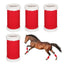 Red Santa Horse Leg Wraps Red Horse Leg Wraps Faux Fur Standing Wraps For Horses Christmas Horse Leggings With Bubble Velvet