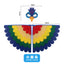 Kids Cosplay Costume Stage Performance Owl Peacock Wings Bird Felt Cape with Mask for Girls Boys Halloween Party Cloak