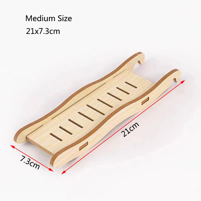Hamster Ladder Natural Wooden Hamster Climbing Toy Small Pet Toys for Hamster Squirrel Guinea Pig Rat Small Animals Accessories