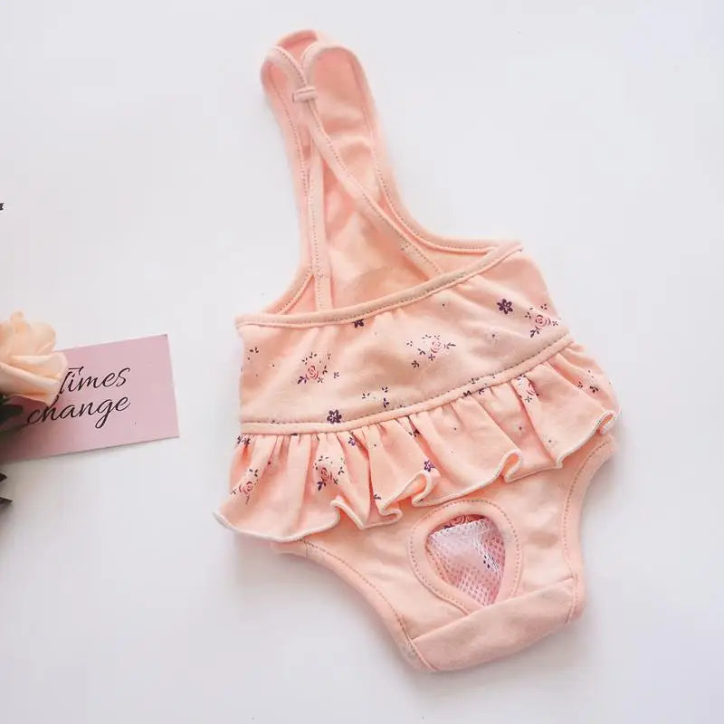 Dots Pet Dog Shorts Diaper Sanitary Physiological Pants Puppy Jumpsuit Sanitary Brief Panties Menstruation Underwear Briefs