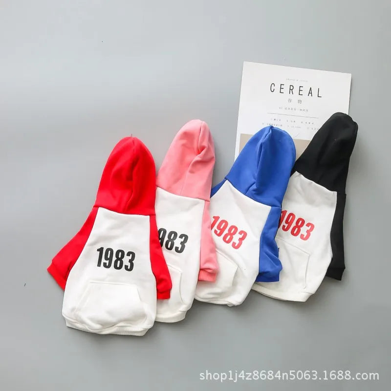 Parent-child Wear Dog Clothes for Small Dogs  Dog Hoodie  Dog Costume  Pet Clothes Spring and Autumn Breathable Keep Warm
