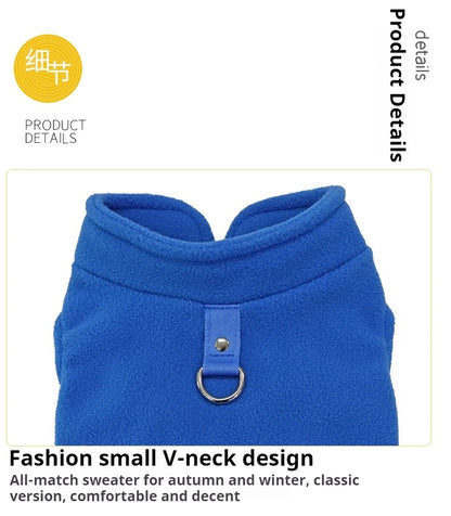 Soft Fleece Dog Vest Puppy Cat Clothes Spring Winter Outdoors Warm Vest Sweater Costumes Jacket Yorkshire Clothes For Small Dogs