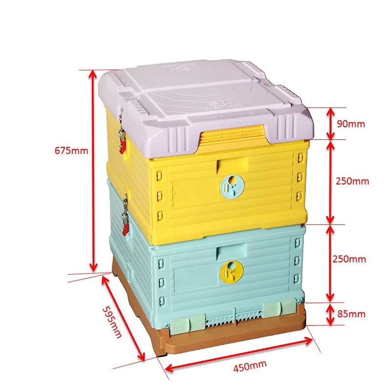 Insulated 10 frames hive plastic beekeeping hives