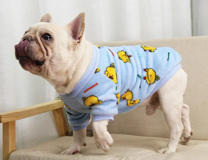 Warm Dog Clothes Hoodies for Small Dogs Cute French Bulldog Clothing Fashion Winter Puppy Supplies Cat Jumper Chihuahua Costume