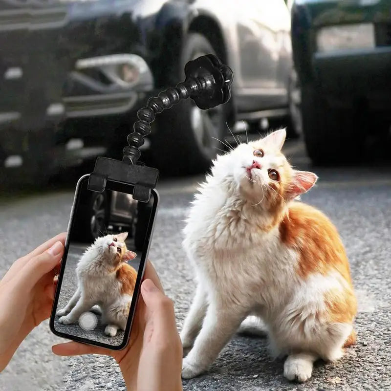Pet Selfie Stick Flexible Dog Selfie Stick Pet Selfie Rod Dog Cat Toys Cat Photo Interactive Toy Accessories Holder Pet Supplies