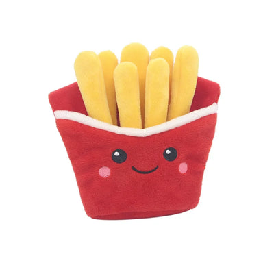 Hamburger pet plush toy sound toy fries burger milkshake cup with BB sound paper