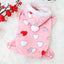 pawstrip Small Dog Clothes Warm Winter Pet Dog Jumpsuit Puppy Fleece Hoodie Chihuahua Small Medium Dog Warm Outfit Kitten Jacket