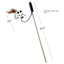 1PC Teaser Feather Toys Kitten Funny Colorful Rod Cat Wand Toys Wood Pet Cat Toys Interactive Stick Pet Cat Supplies