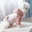 Thicken Warm Sherpa Fleece Dog Coat Winter Dog Clothes for Small Medium Dogs, Puppy Hooded Sweater Yorkie Chihuahua Pet Apparel