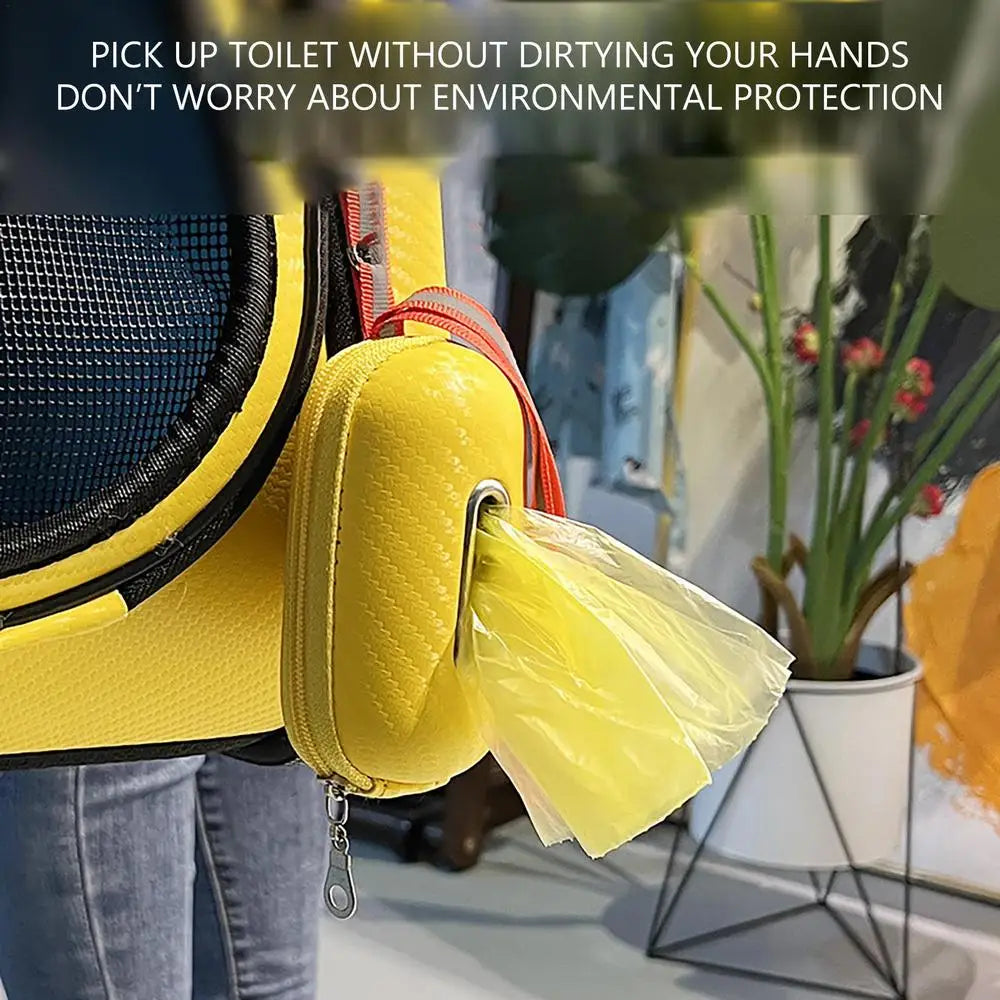Dog Poop Bag Dispenser Portable Thicker Poop Bag Holder Durable Poop Bag Dispenser Carrying Strap Included for Walking Running