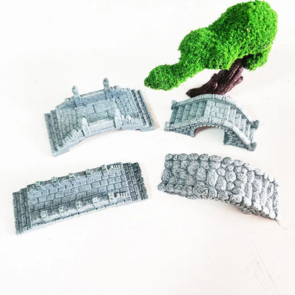 Resin Small Bridge Aquarium Ornaments Decoration Artificial Mountain for fish Tank Resin Aquarium Ornament Fish Tank Background