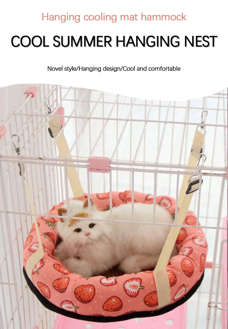 Pet Bed Warm Cushions Hammock All for Cats Plush Winter House Accessory Products Goods Houses Kitten Beds Accessories Habitats