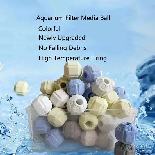 200/300/500g Nano Aquarium Fish Tank Filter Media Hollow Particles Biological Ball Bio filter for Aquarium Accessories New